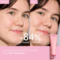 Caudalie VinoHydra open jar gel texture highlighting cooling feel