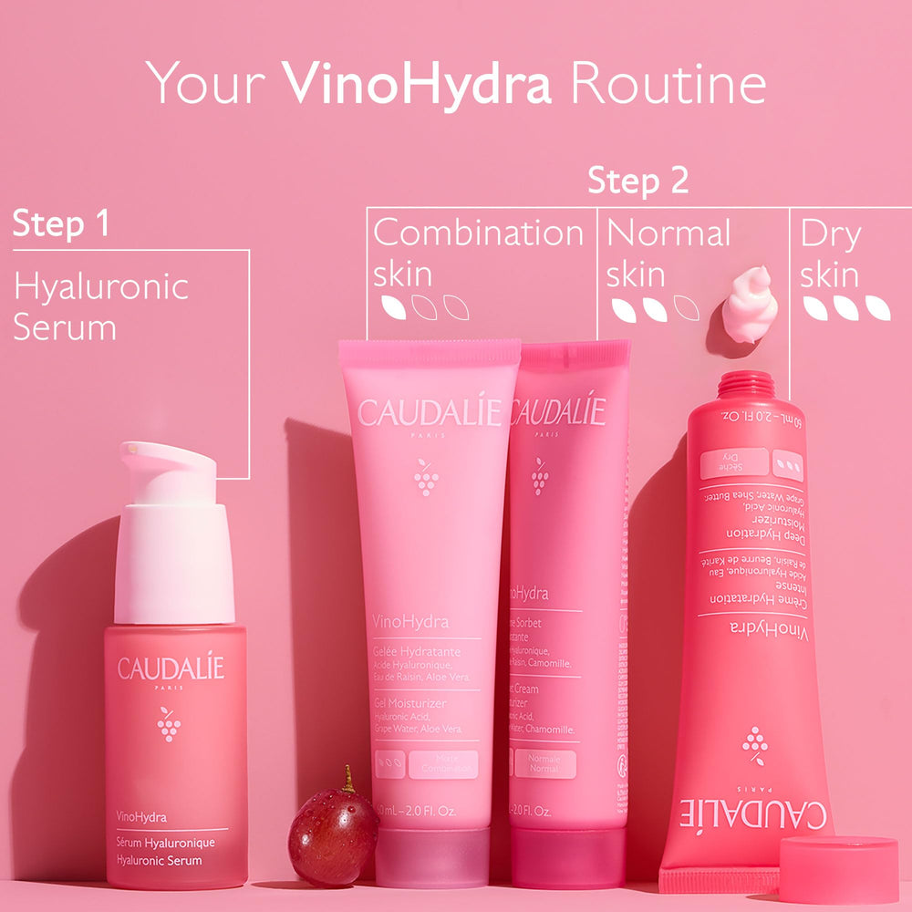 60 mL Caudalie VinoHydra next to a coin showing travel-friendly size