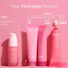 60 mL Caudalie VinoHydra next to a coin showing travel-friendly size