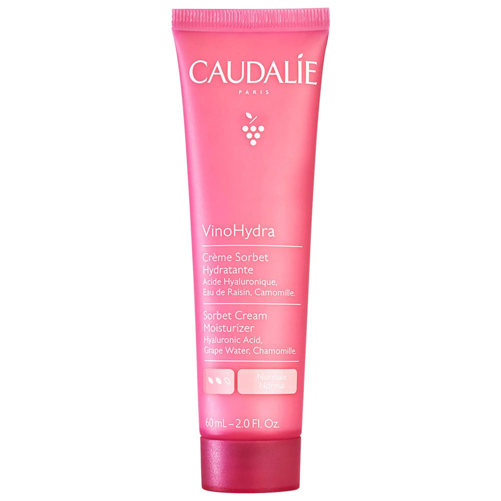 Caudalie front packaging showing 60 mL jar and brand, highlights travel-friendly size