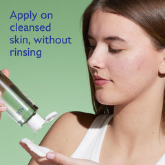 Hand applying Caudalie toner illustrating easy application and prep benefit