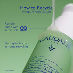 Caudalie Vinopure bottle on bathroom shelf suggesting daily routine ease