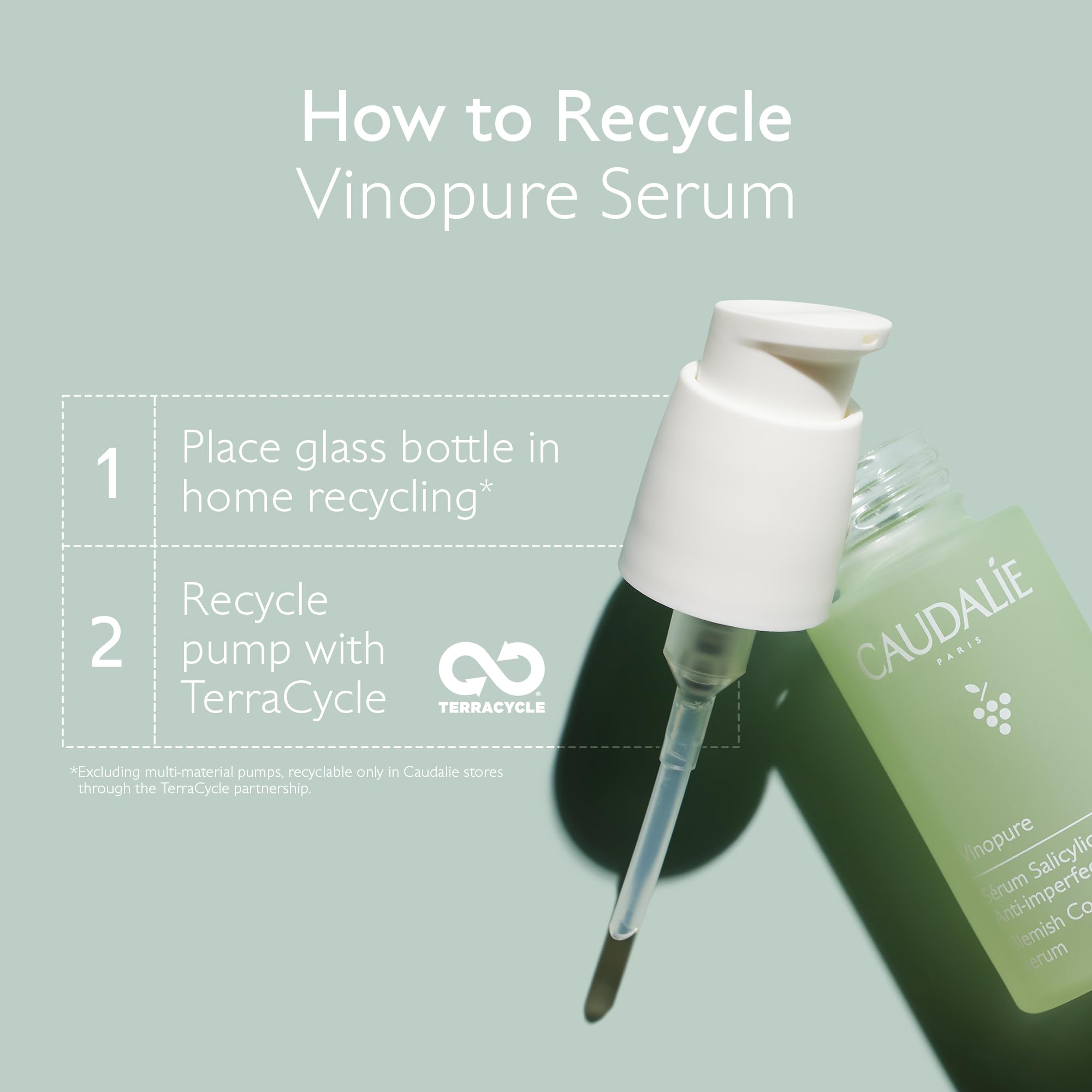 Product box and bottle together showing Caudalie retail packaging detail