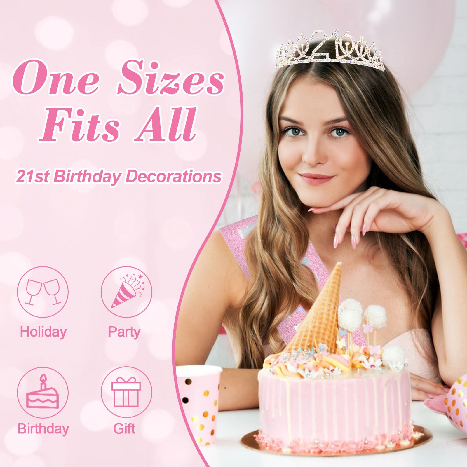 CAVETEE tiara comb and curved base detail for secure fit