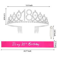 CAVETEE sash close-up showing satin texture and clear birthday lettering for photos