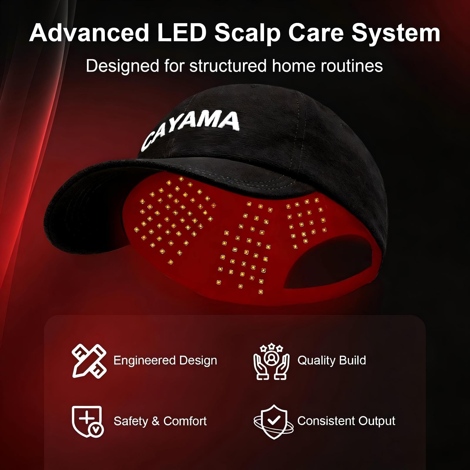CAYAMA cap folded compact for travel and convenient storage