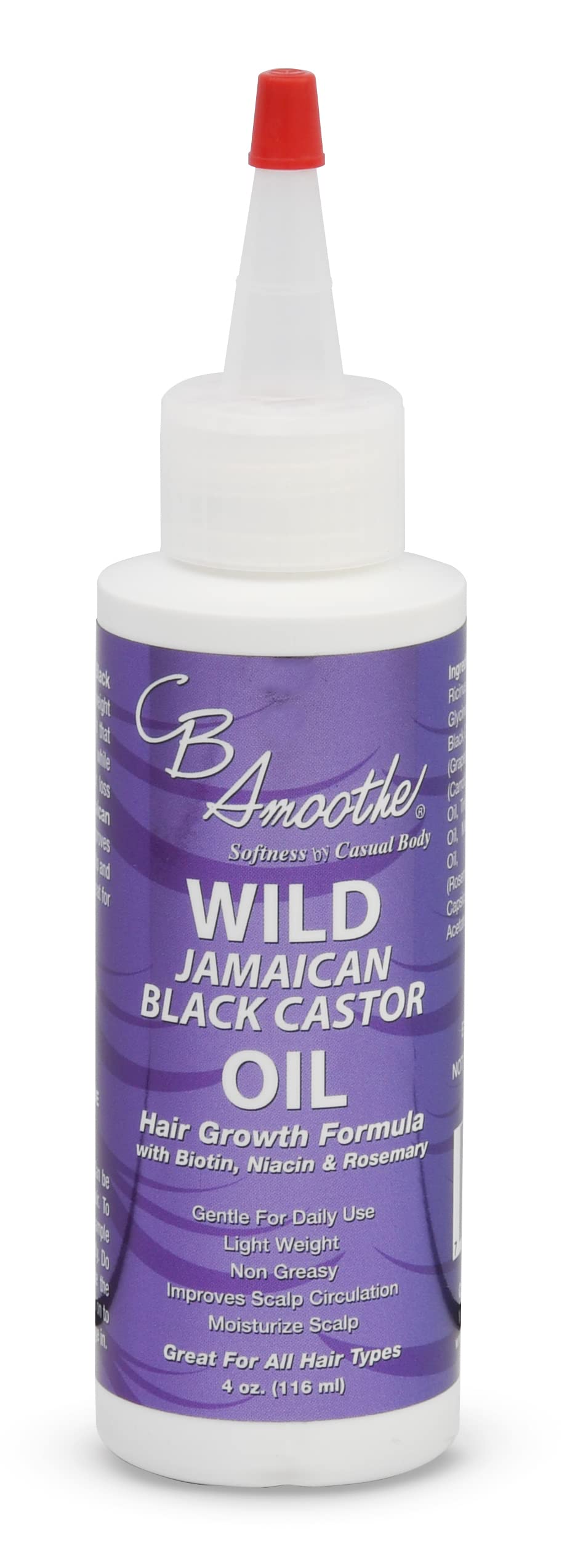 CB SMOOTHE front bottle shot showing clear 4oz packaging and product benefit