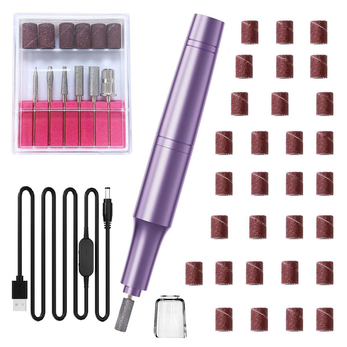 CBVCBV purple drill front view showing compact professional design and continuous power