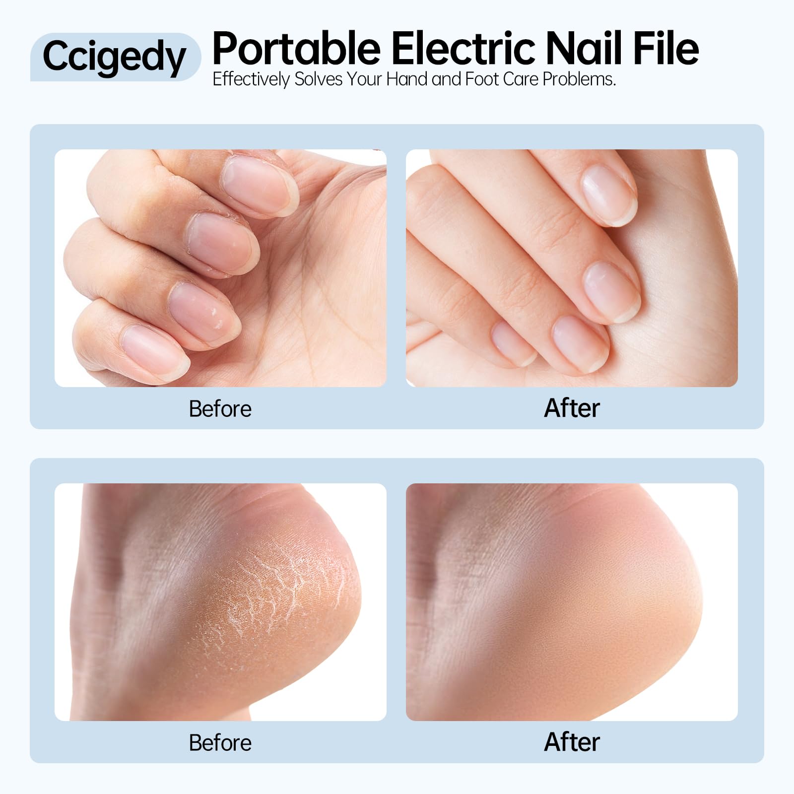 Ccigedy drill next to coin showing size and lightweight ease for travel