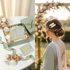 Cctvrtv lifestyle shot of bride and bridesmaids unboxing clips creating memorable moments