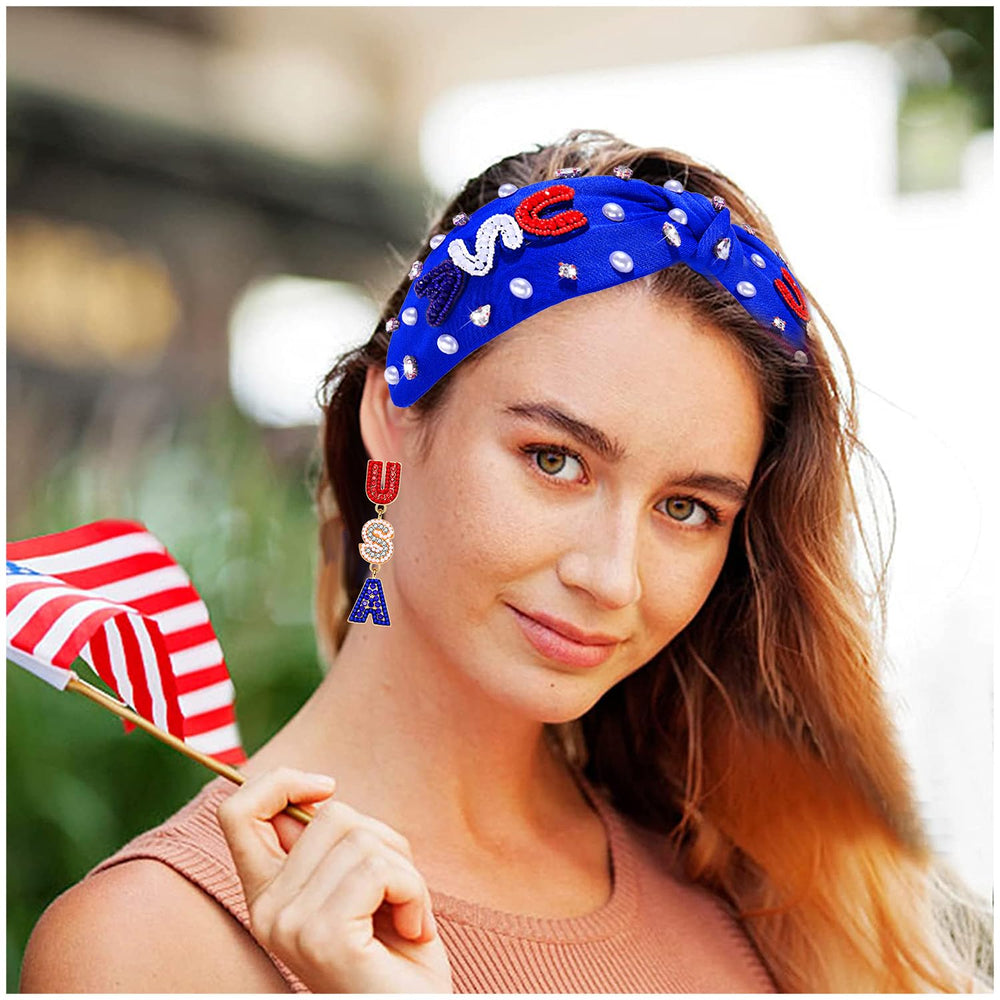 CEALXHENY model wearing headband at parade offering styled, comfortable fit