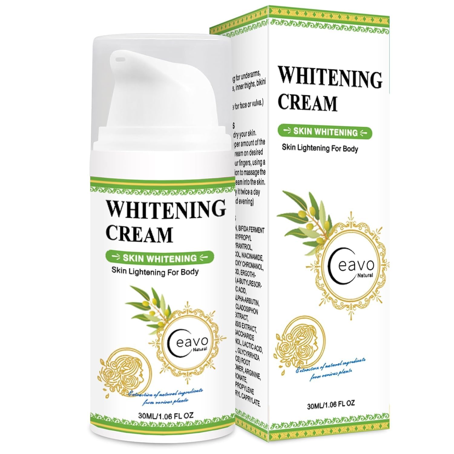 Ceavo applied on skin during routine showing gentle massage benefit