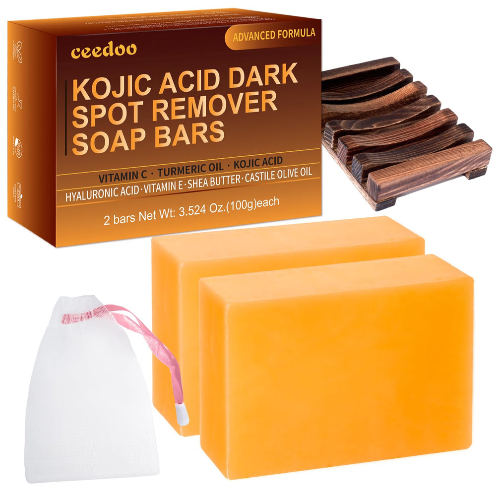 ceedoo front packaging showing two bars and holder, clear product presentation and convenience