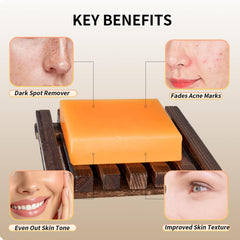 ceedoo soap bar resting in holder to show dry storage and longer-lasting bar benefit