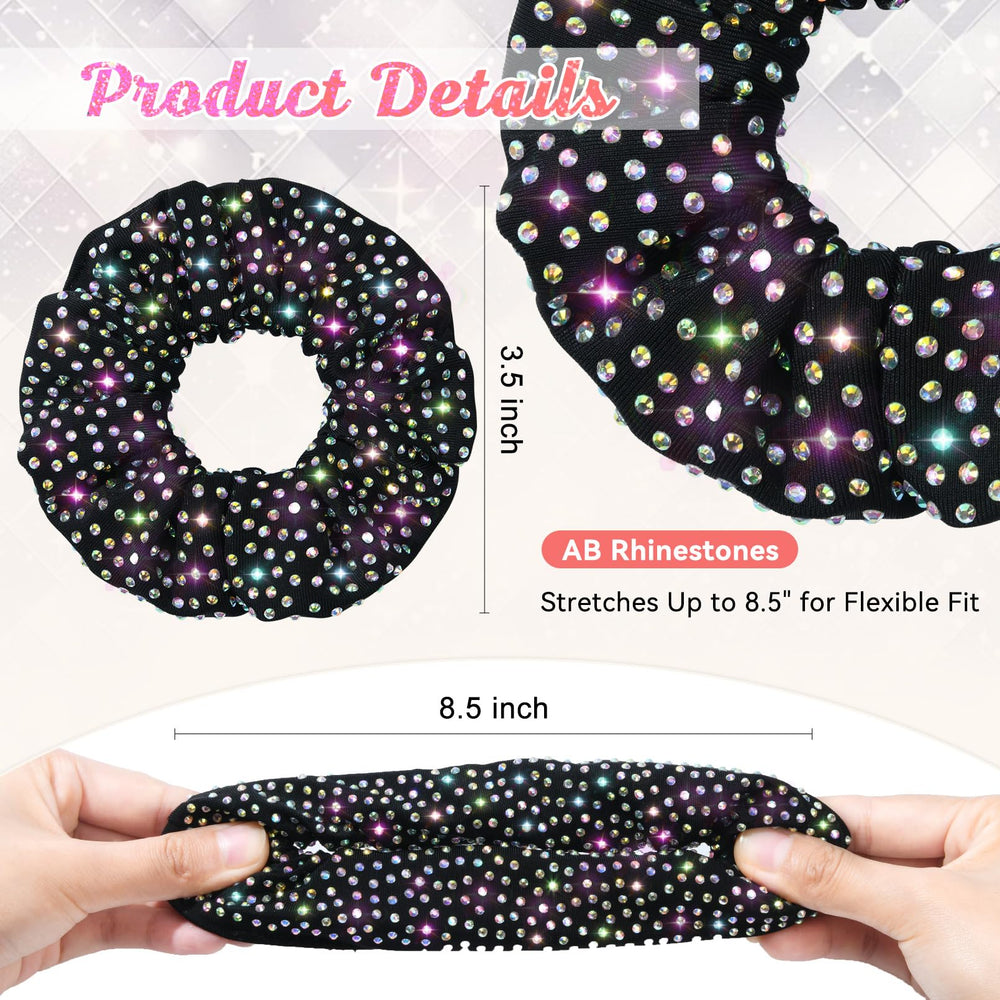 CEELGON close-up of AB rhinestones reflecting multicolor light benefit: high shine under lights