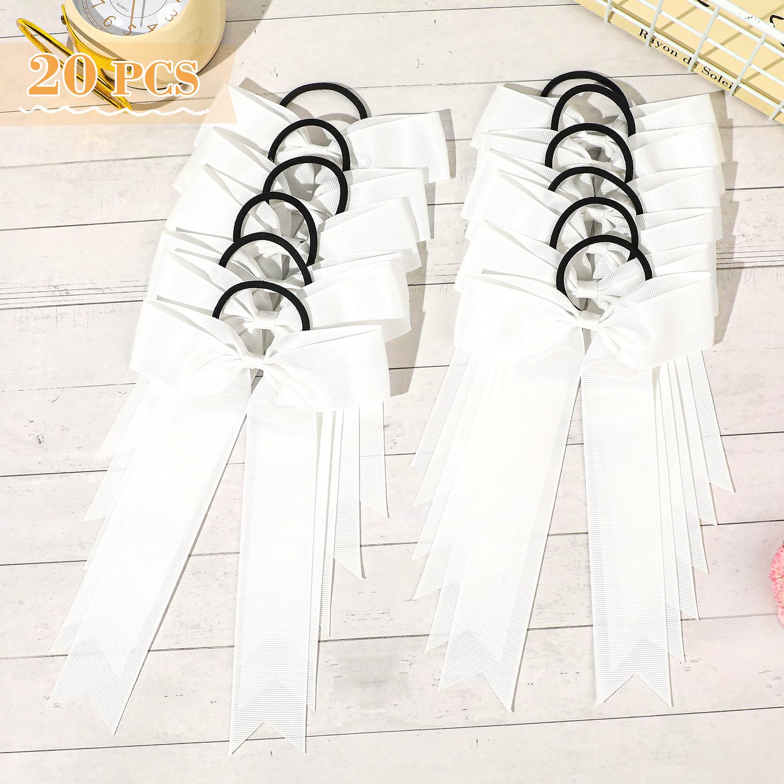 CEELGON flat lay of all 20 bows displaying consistent color and ready-to-use pack