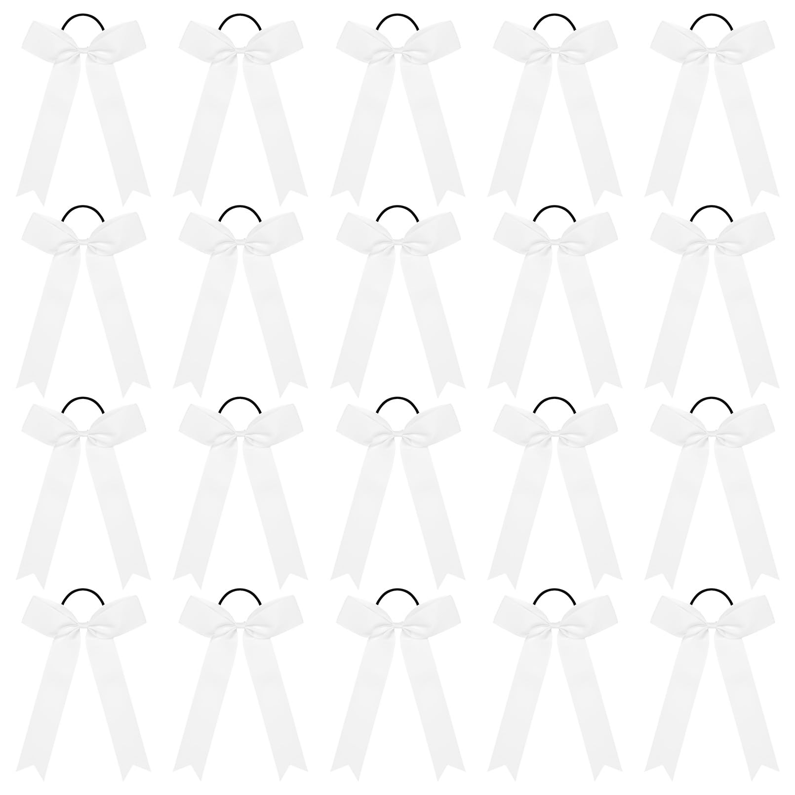 CEELGON front packaging showing 20 white cheer bows with tidy presentation and convenience