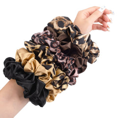 CEELGON front packaging showing six XL satin scrunchies and color mix benefit