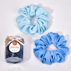 CEELGON bedtime hair wrap using scrunchie to create waves while sleeping comfortably benefit
