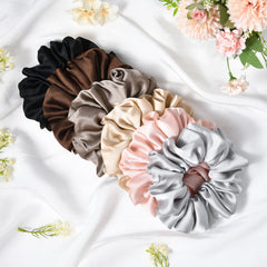 CEELGON securing a messy bun, comfortable all-day wear benefit