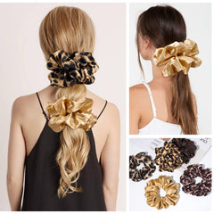 CEELGON scrunchie securing a high ponytail demonstrating comfortable all-day hold