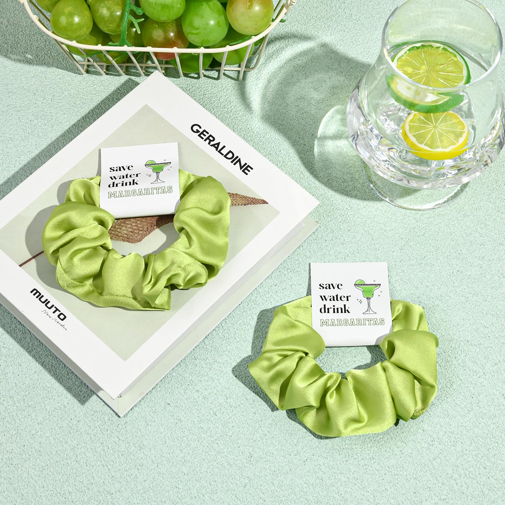 CEELGON arranged table display of favors showing easy setup for showers and parties