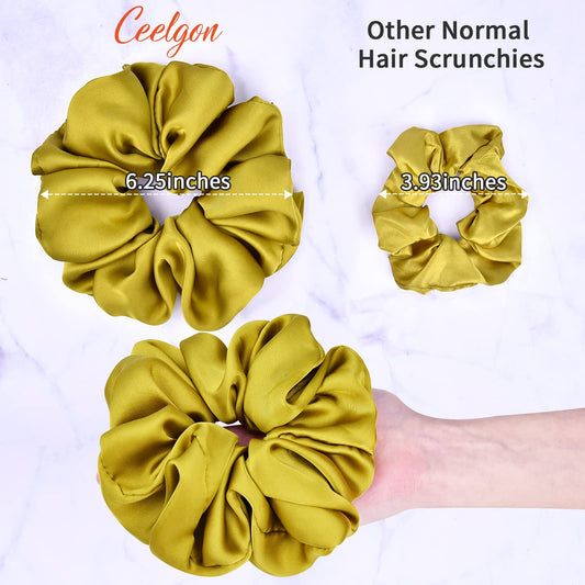 CEELGON close-up of silky satin texture, gentle surface protects hair