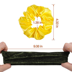 Cehomi chiffon flower scrunchie detail showing delicate petals and decorative effect