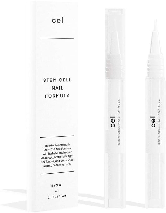 cel cuticle oil pen front view showing the dual repair pens and portability benefit