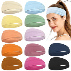 CÉLLOT front pack display showing all twelve headband colors and easy selection