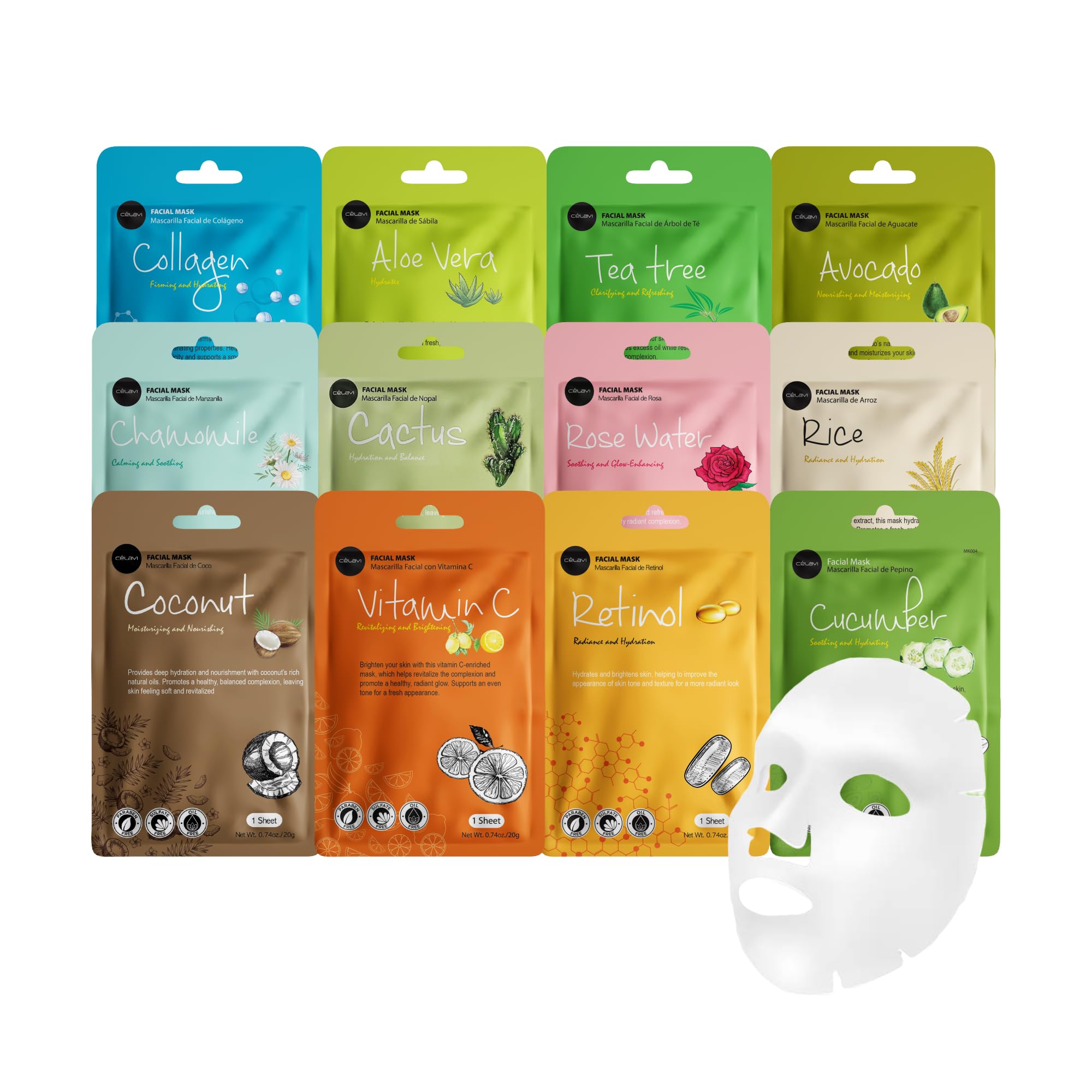 Celavi front packaging showing 12-pack arrangement and variety benefits