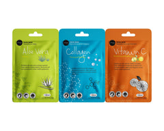 Celavi Cosmetics mask held in hand showing size and portability for travel convenience