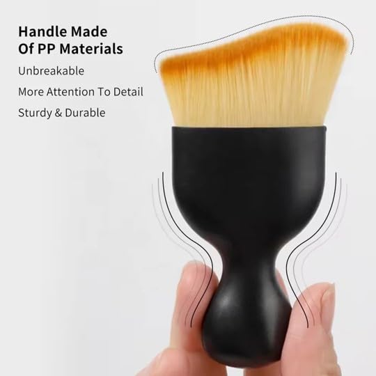 CelCurioso size and scale comparison showing compact brushes easy to store