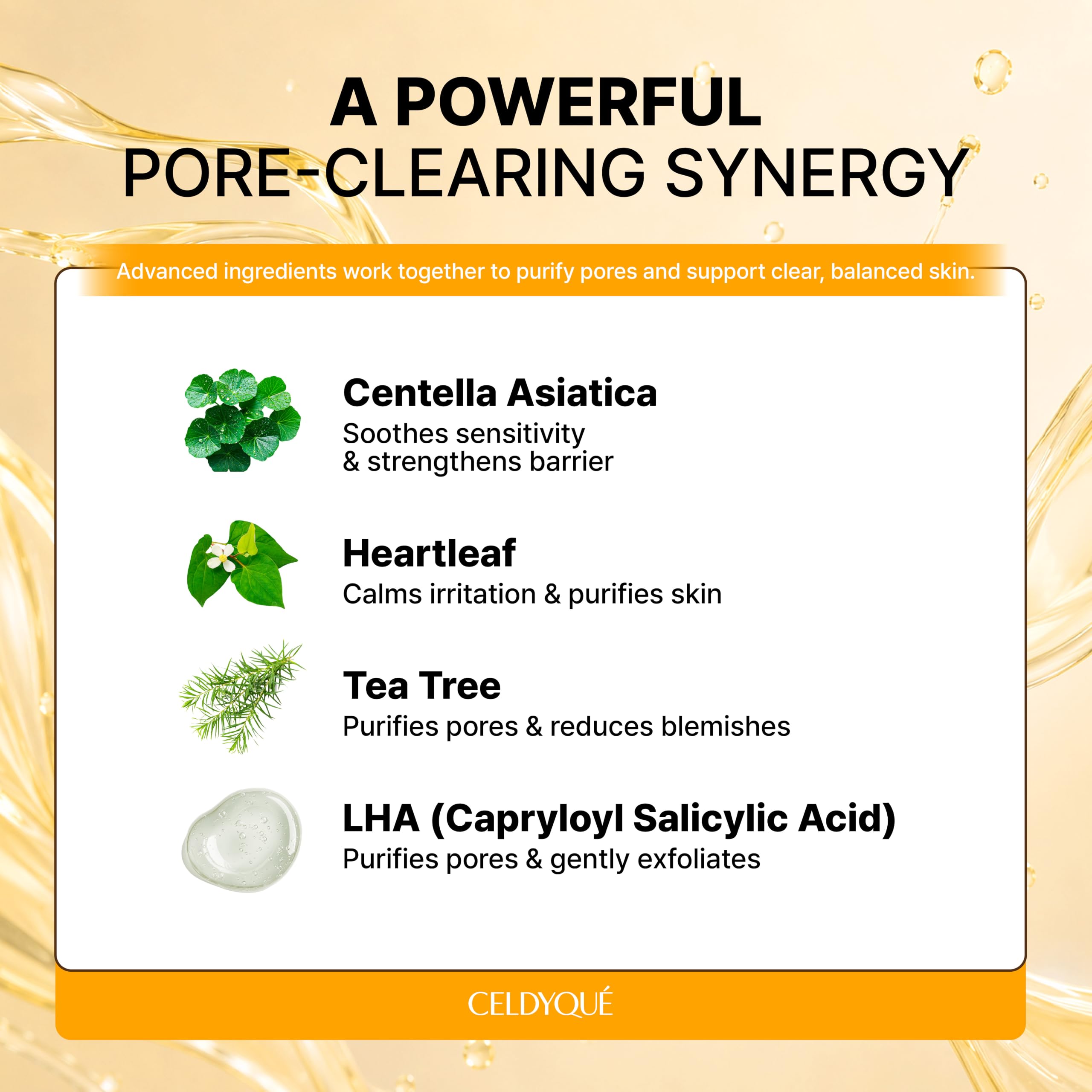 CELDYQUE emulsified oil turning milky with water showing clean-rinse benefit