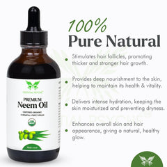 Celestial Psyché dropper dispensing neem oil for precise, mess-free use