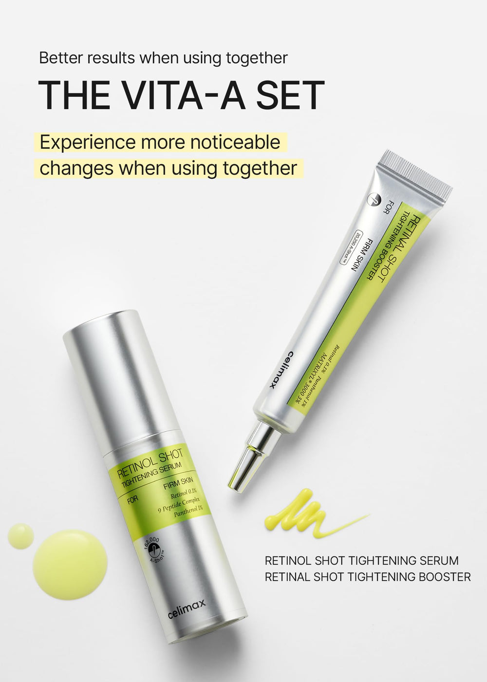 celimax visual comparison photo illustrating improved pore and texture appearance