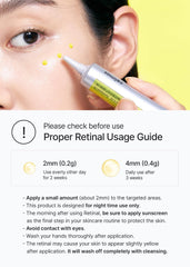 celimax product label showing retinal and Matrixyl concentration benefits