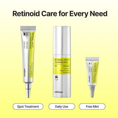 celimax retinol serum texture on fingertip delivering smooth application benefit
