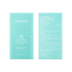 Cell Fusion C airy stick inside a bag for travel-ready reapplication benefit
