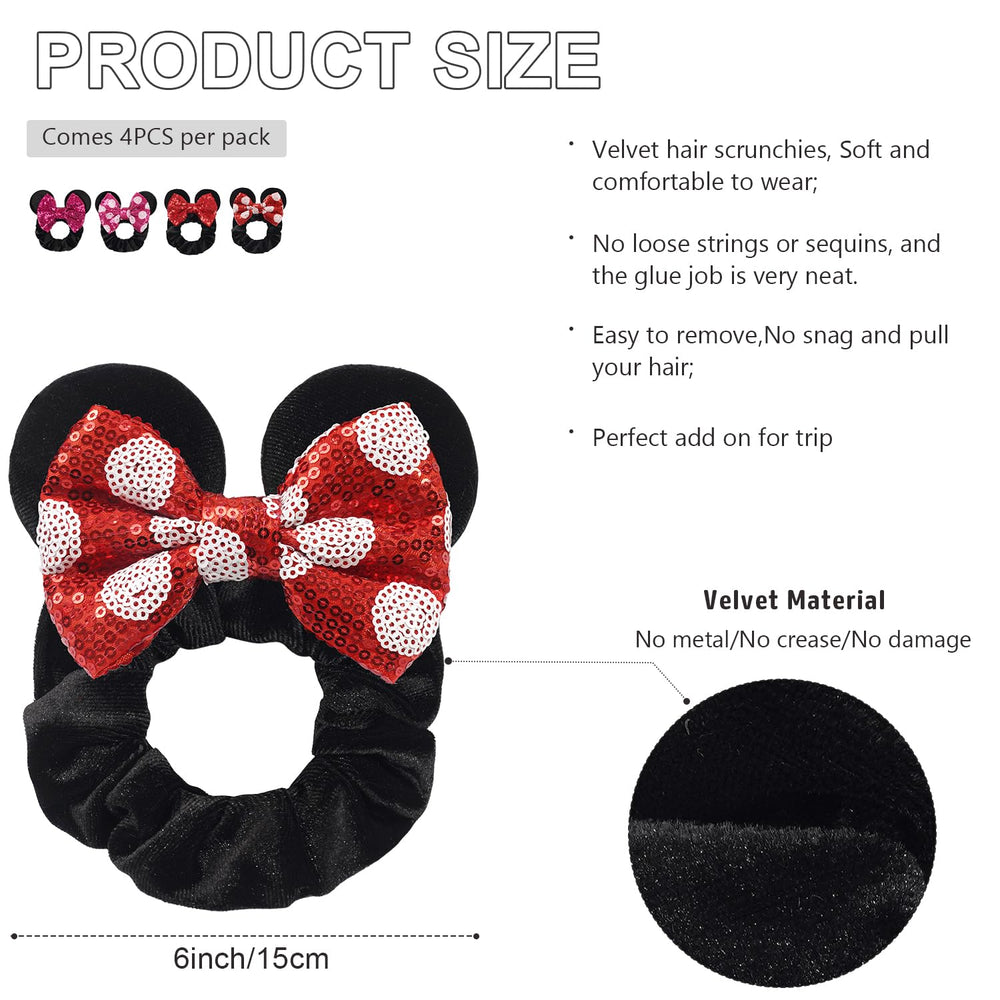 CellElection scrunchie on ponytail in use, adding playful style and hold