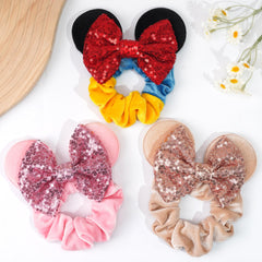 CellElection scrunchie worn on wrist demonstrating convenient portability and stylish accessory
