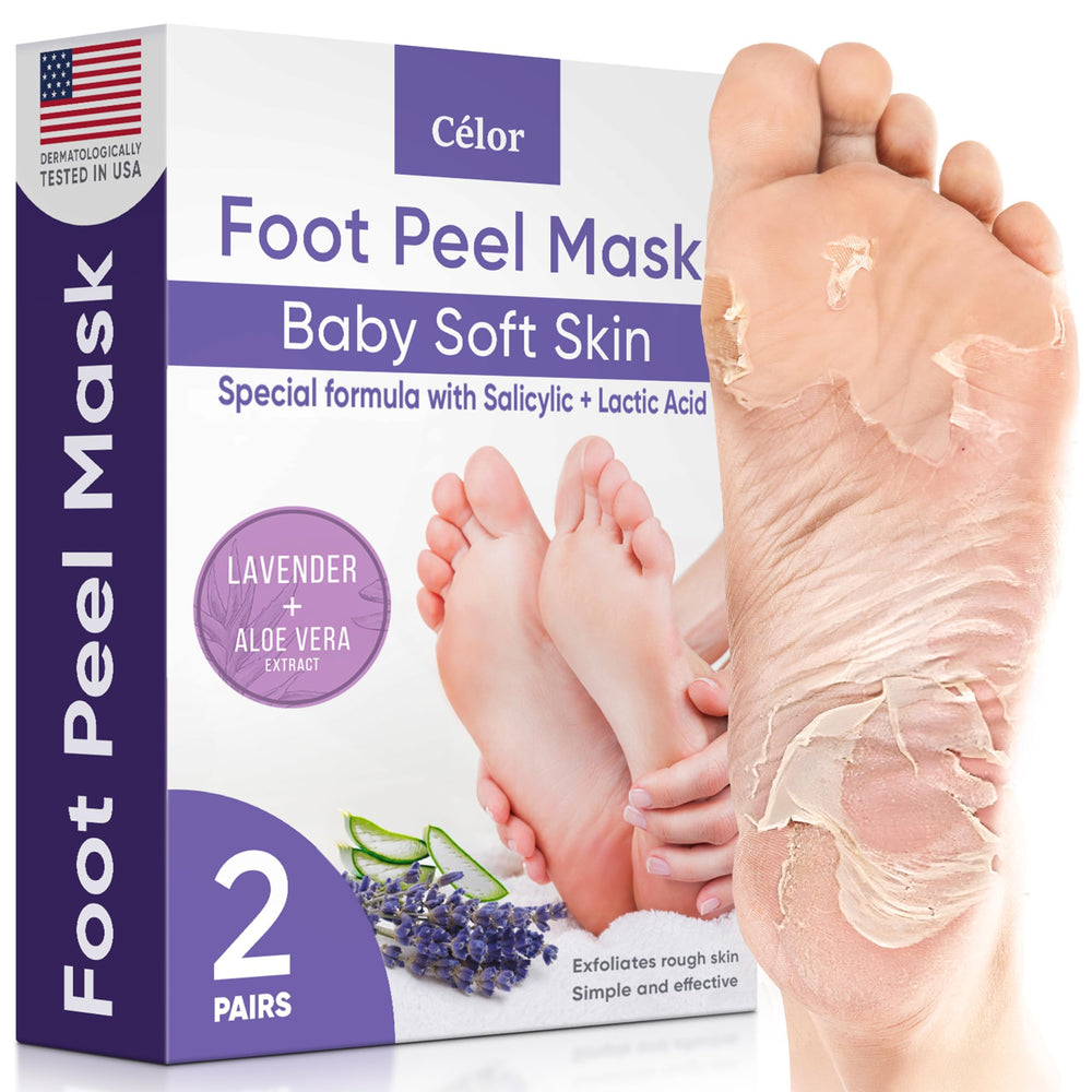 CÉLOR front packaging showing two pairs and lavender scent benefit