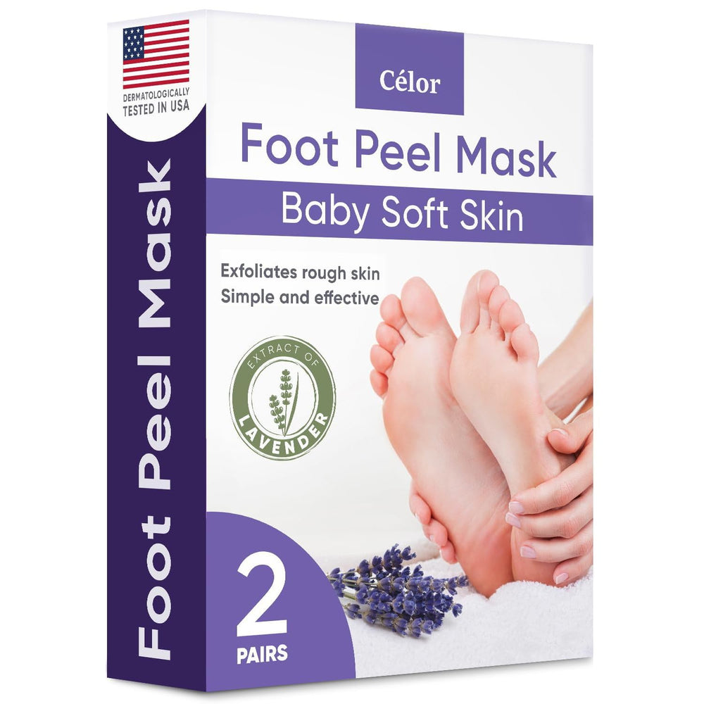 CÉLOR size comparison with adult foot in bootie showing universal fit benefit