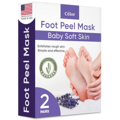CÉLOR size comparison with adult foot in bootie showing universal fit benefit