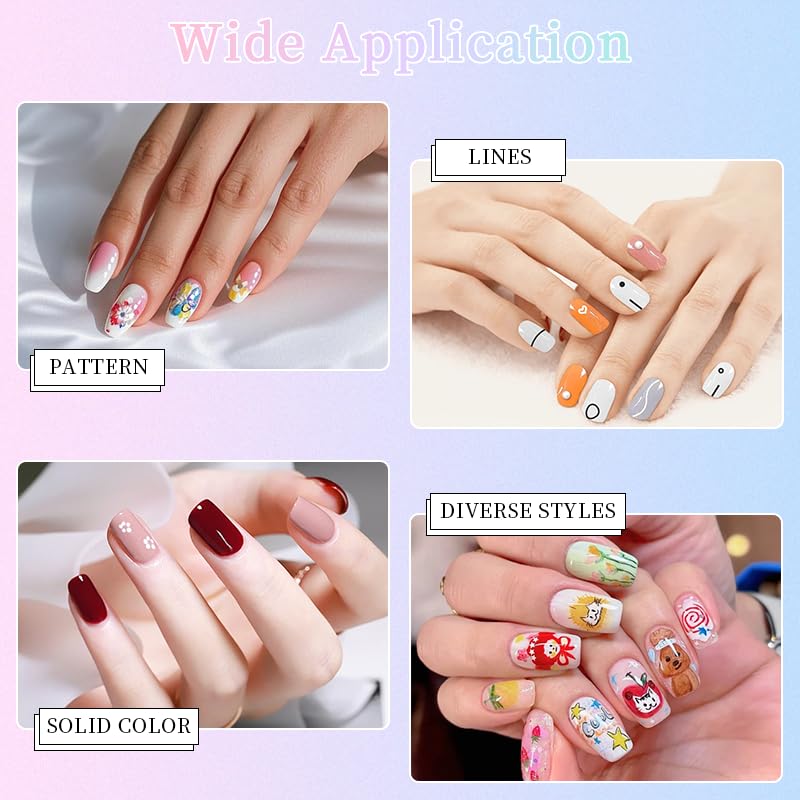 CEMENRETE in-use detail painting a floral nail for accurate control and fast drying