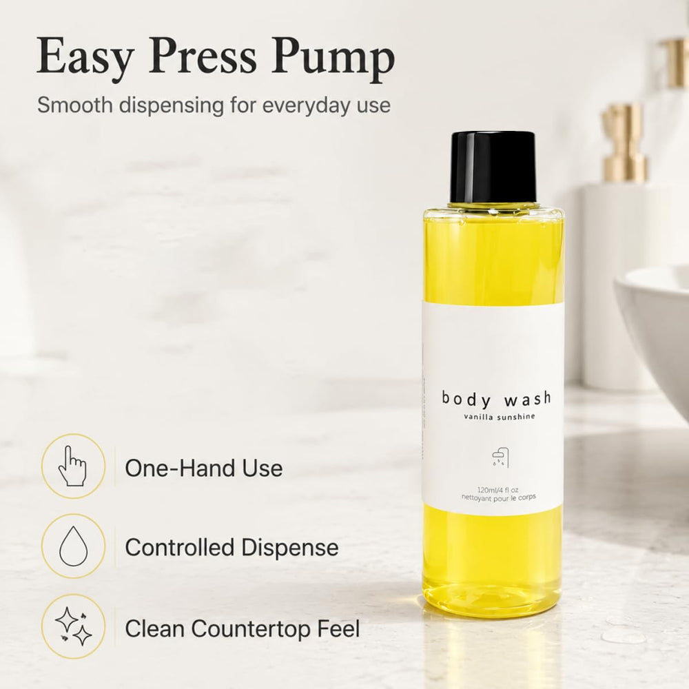 CEMENRETE lifestyle bathroom scene with vanilla candle illustrating calming scent benefit