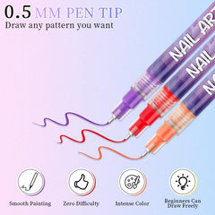 CEMENRETE open set layout displaying all twelve vibrant pens for instant color selection