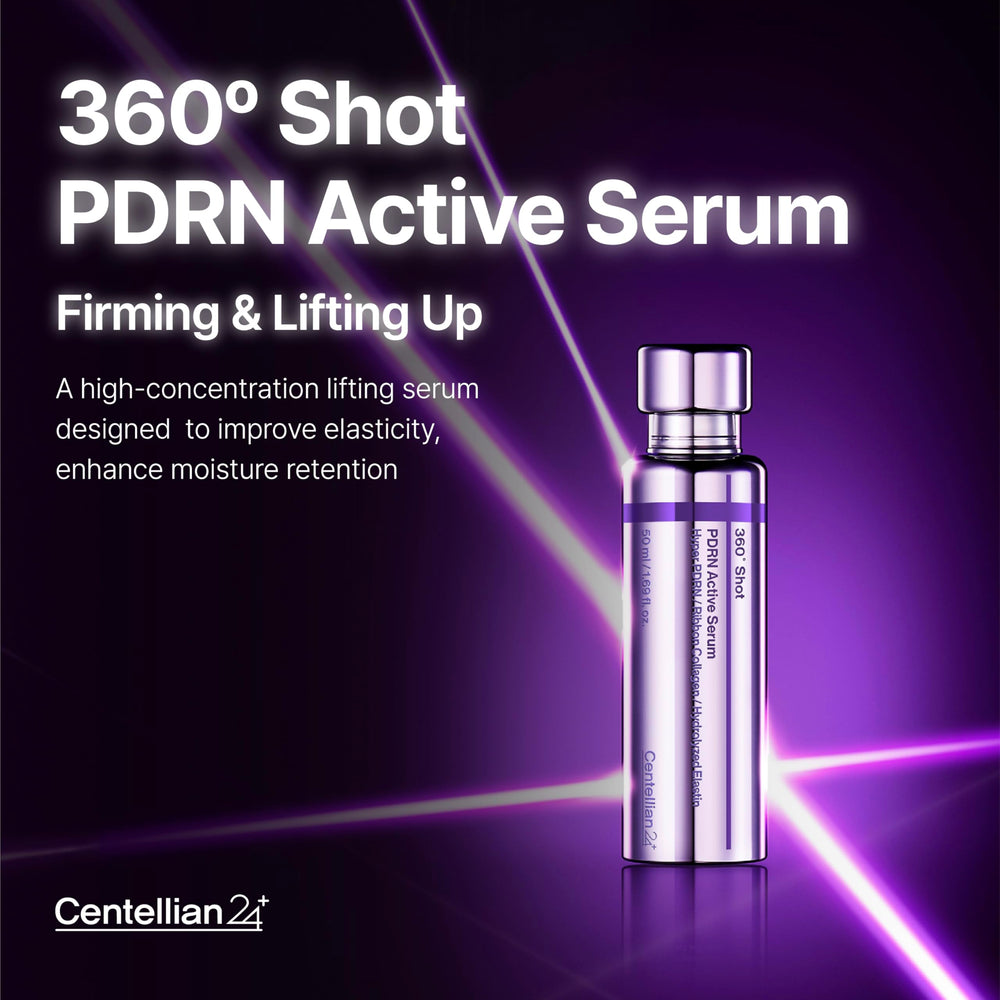 CENTELLIAN 24 pump dispense close-up displaying measured serum release, easy application benefit