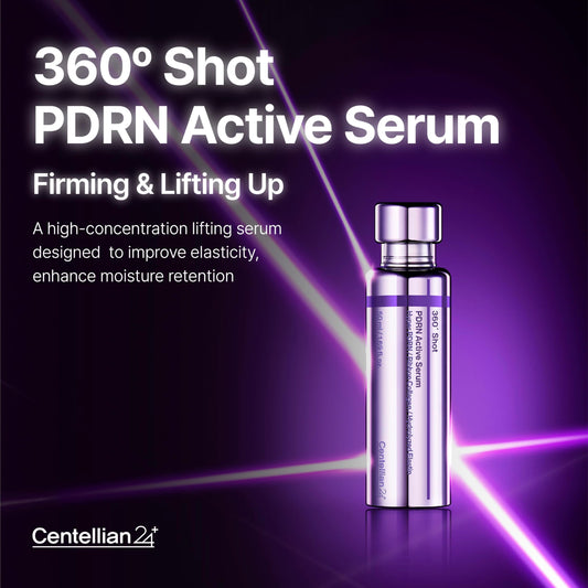 CENTELLIAN 24 pump dispense close-up displaying measured serum release, easy application benefit