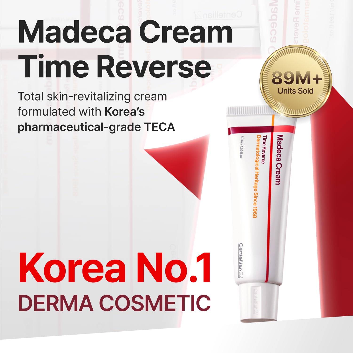 CENTELLIAN 24 open jar cream texture highlighting fast absorption benefit